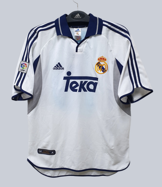 Equipación local Real Madrid 2000/2001