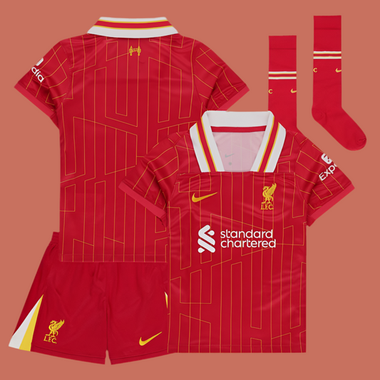Equipaciones completas Liverpool 2024-25 Niño