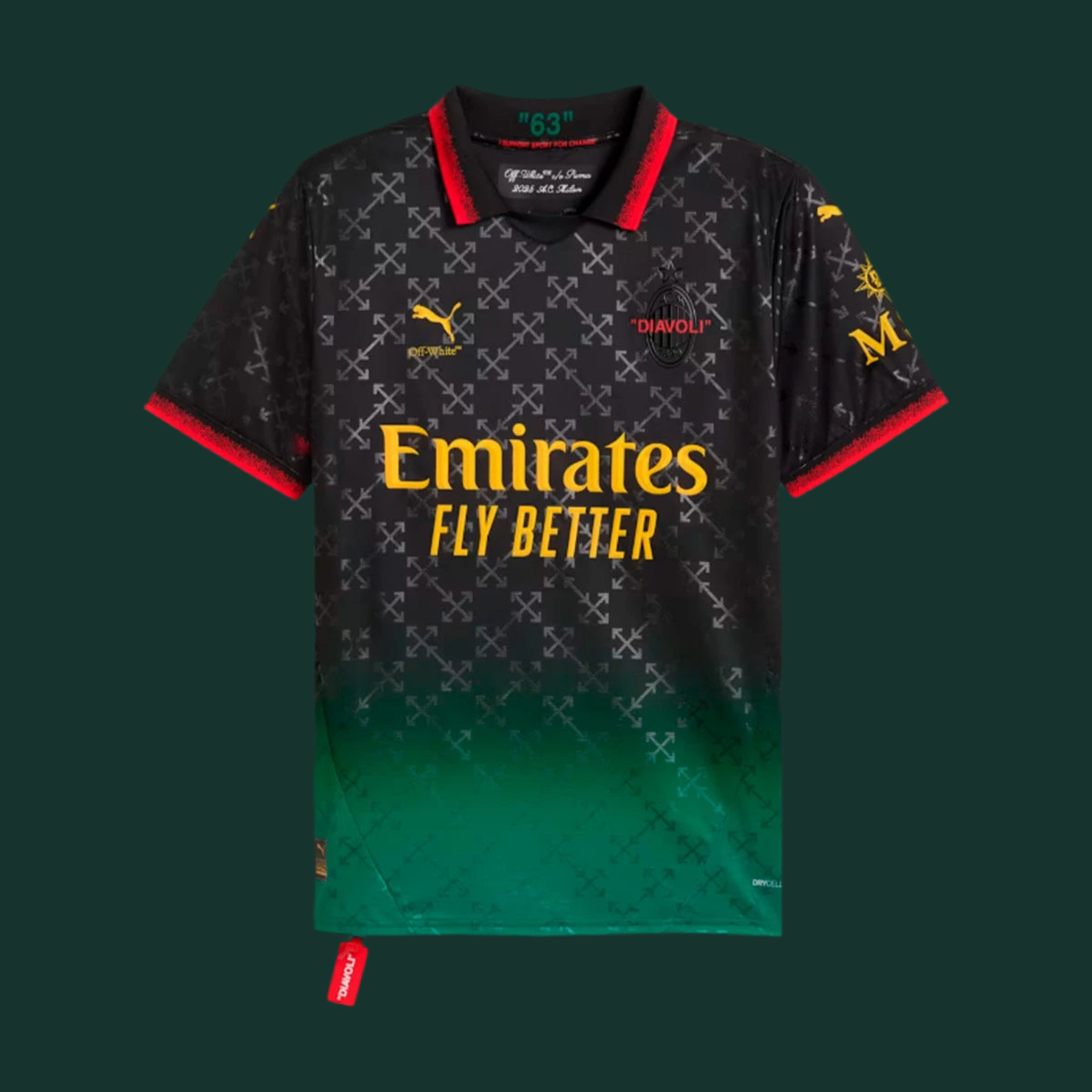 Equipación AC Milán x Off-White 2024-2025