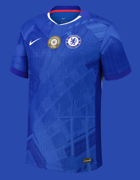 Equipación local Chelsea 2025-26 Campeones del mundo